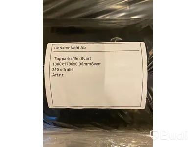 9 rullar svart topparksfilm